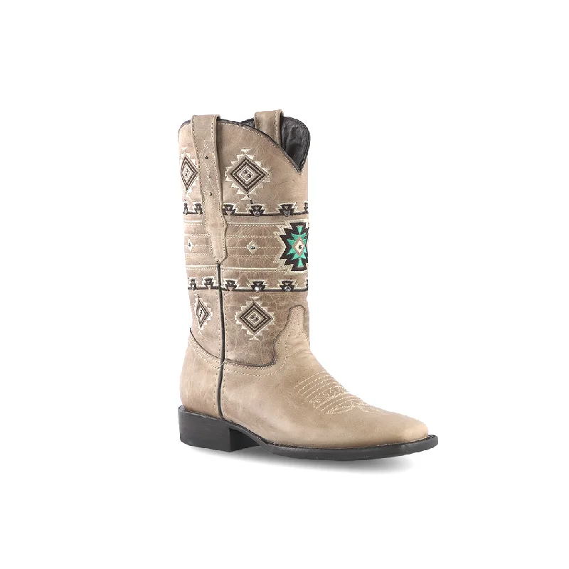 Texas Country Western Womens Boot Siberia Paja Square Toe E791