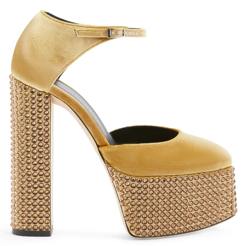 Giuseppe Zanotti Bebe Strass Memory - Foam Slipper Look  