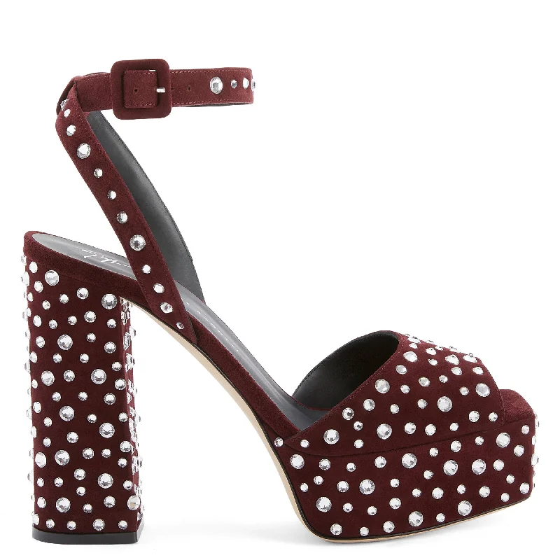 Giuseppe Zanotti New Betty Sparkle Quilted Shoe Design  