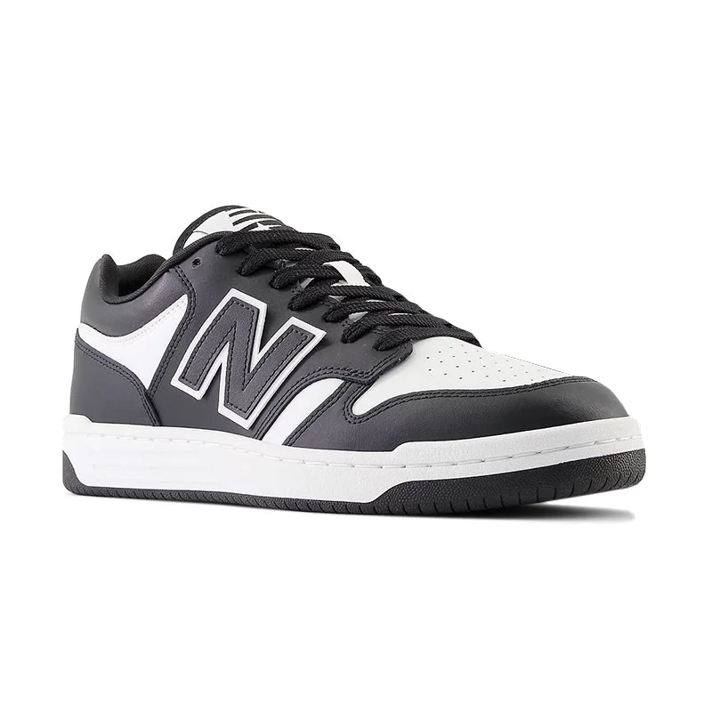 Men's 480 White/Black Loose - Fit Slipper Style  