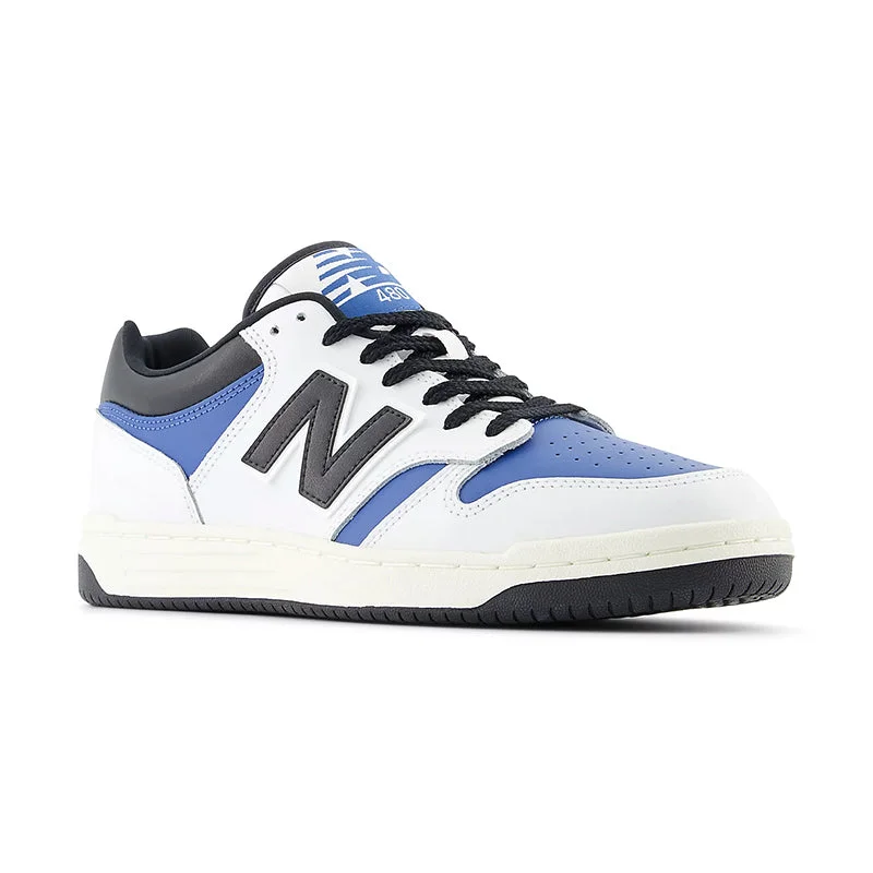 Men's 480 White/Blue Agate Tassel Driving Shoe Look 