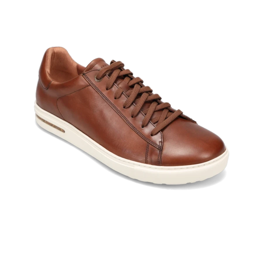 Men's Bend Cognac Leather Striped Shoe Style  