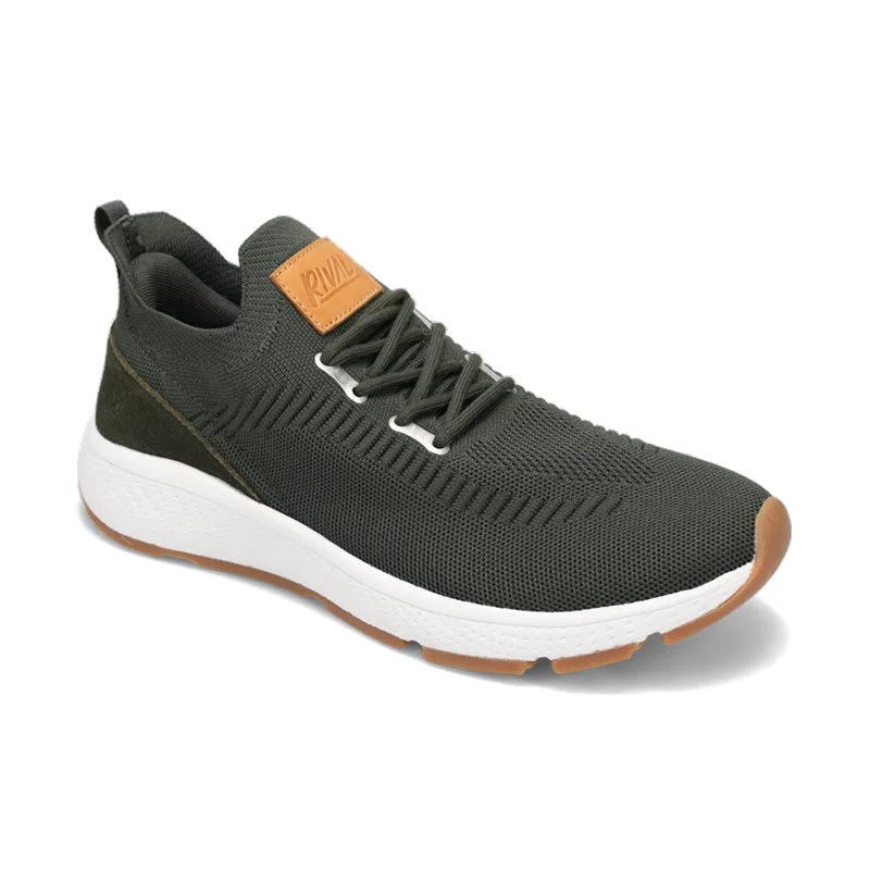 Men's Pulse Forest/White/Gum Lightweight Tennis Sneaker Look  