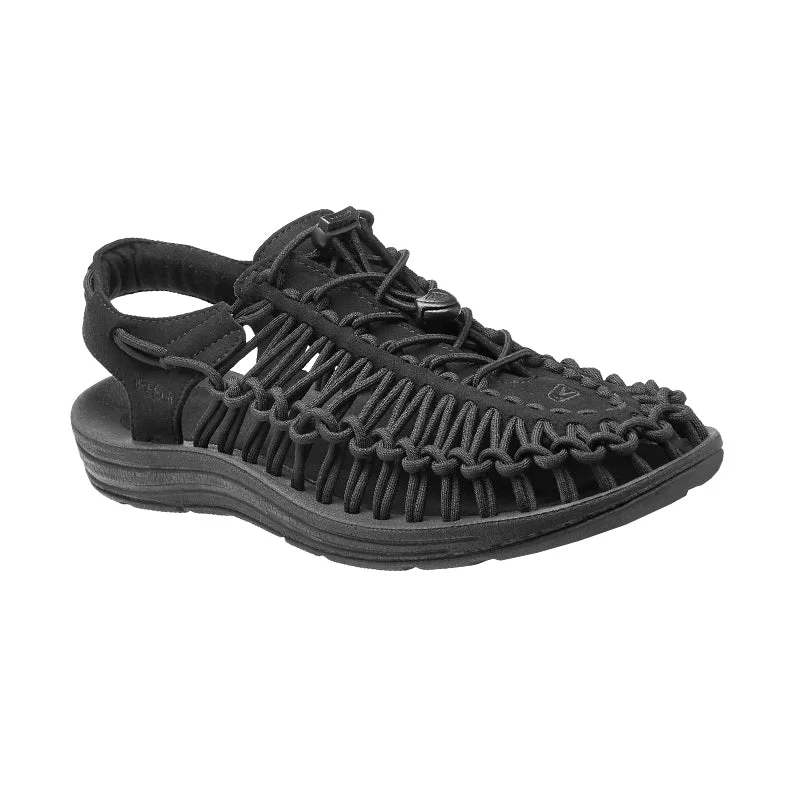 Men's Uneek Black/Black Patchwork Shoe Aesthetic  