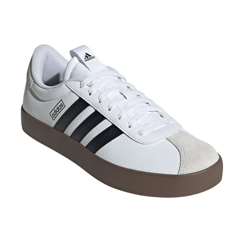 Men's VL Court 3.0 White/Black/Grey Comfortable Derby Style  