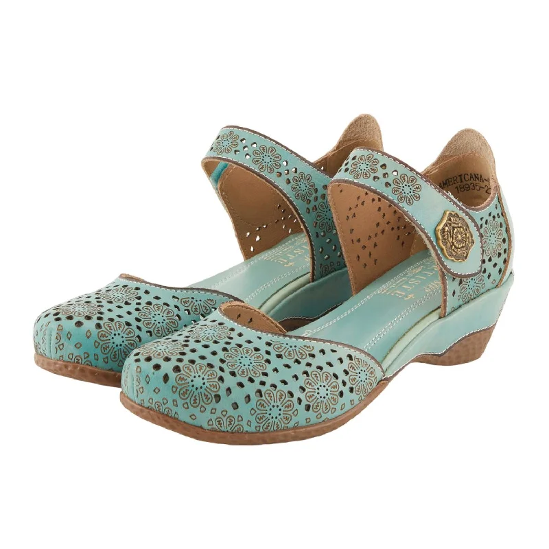Women's Americana Sandals In Sky Blue Skateboarding Sneaker Style  