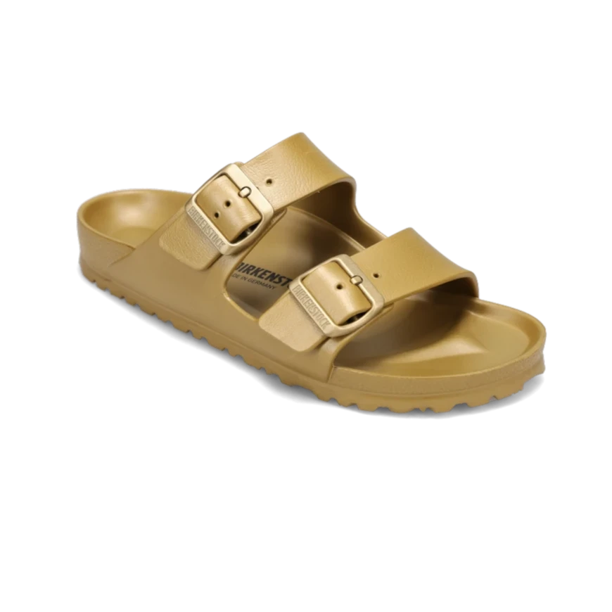 Women's Arizona EVA (NARROW) Metallic Gold Artisan - Crafted Loafer Style  