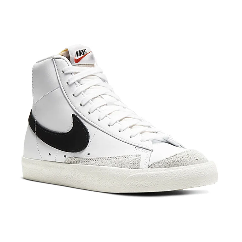 Women's Blazer Mid '77 Vintage White/Black Two - Tone Shoe Design  