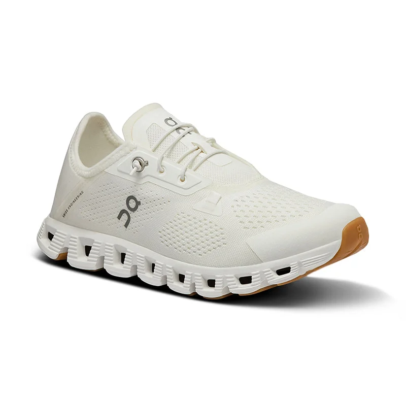 Women's Cloud 5 Coast All White Business Monk Strap Style  