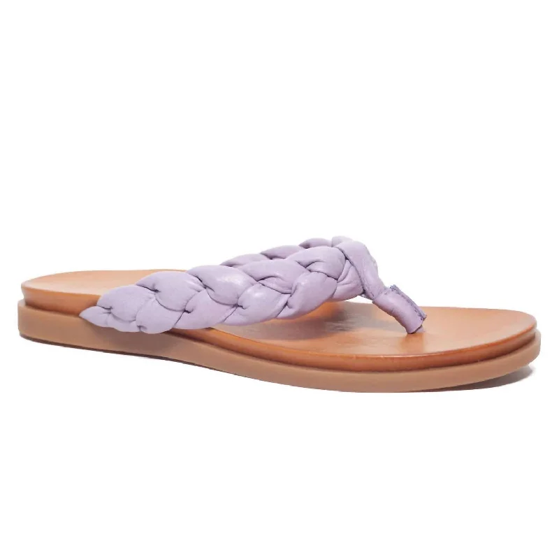 Women's Diona 72 Sandal In Violet Ivy League Loafer Look 
