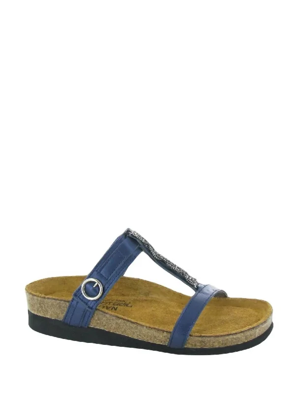 Women's Malibu Sandal In Polar Sea Blue Coast Loafer Aesthetic 