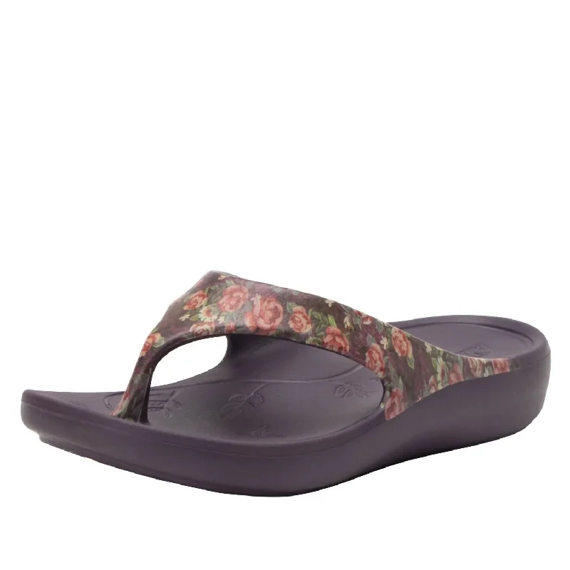 Women's Ode Sandal In Garden Chic Edwardian Shoe Look  