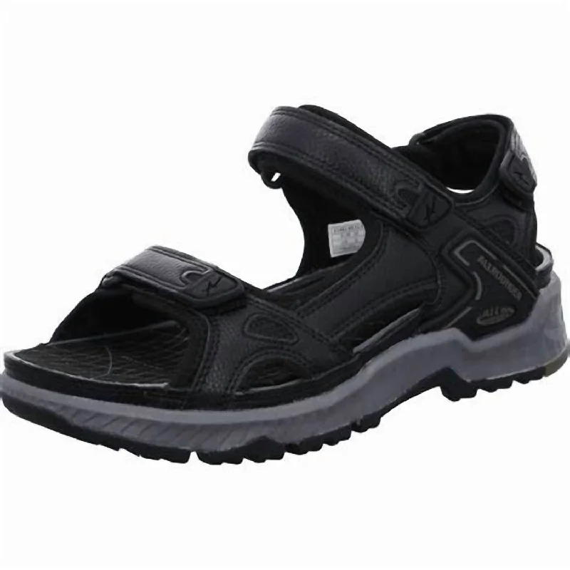 Women's Westside Sandals In Black Checkered Shoe Pattern Look  